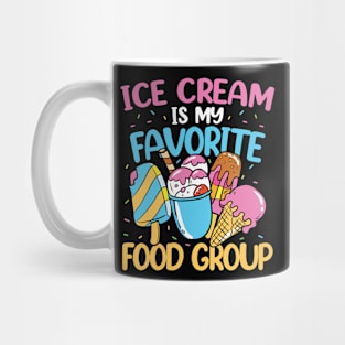 Ice Cream is My Favorite Food Group Mug